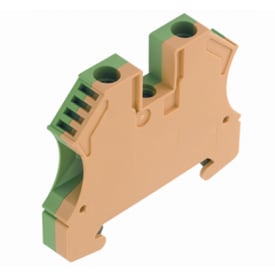 Weidmüller WPE jordklemme, gul/grøn, 6 mm²