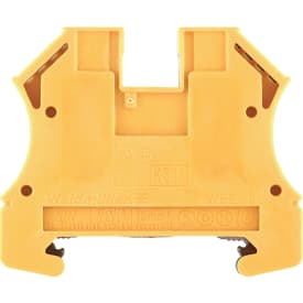 Weidmüller WPE jordklemme, gul/grøn, 10 mm²