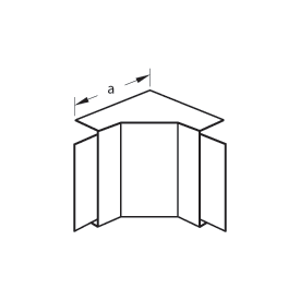 Indvendigt hjørne til FB 60230/LF 60230 M5541 PH