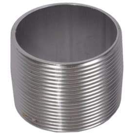 Rustfri nippelrør smsk 3/4"