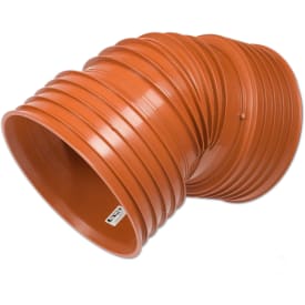 Kaczmarek K2 DN250 45 gr. PP bend, uten gummiringer