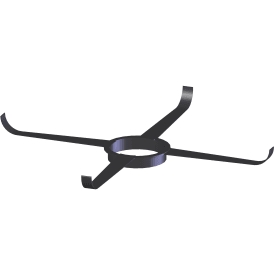 Styrebeslag flexrør 8 0mm PPS