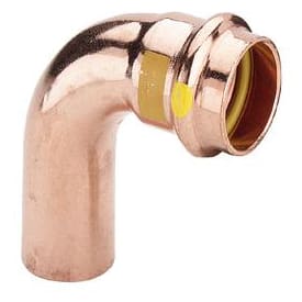 18 mm Bend 90° Gasshylse/nippel Profipress
