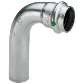 Viega Sanpress Inox bøjning, 90°, brugsvand, varme, muffe/nippel, 15 mm