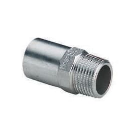 22 mm x 1/2&quot; innsats Sanpress Inox nippel/nippel