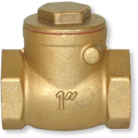 Pettinaroli 1.1/2" kontraklapventil, messing, 90° - 6 bar