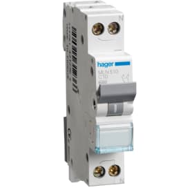 Strømbryter 1P+NC 10A 6kA 1M MLN510