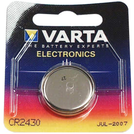 10 stk Varta batteri, Electronics CR2430, 3 V, 1 stk.