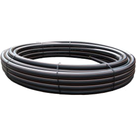 200 meter Wavin jordvarmerør, 40 mm, PE80, PN6, sort/rød