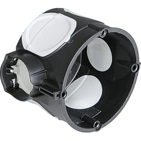 Dåse Mur Ø60 D46 lufttæt med skruer