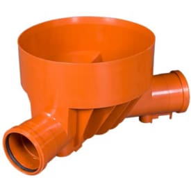 Rens- och tillsynsbrunn 110x315 mm, m. högeranslutning