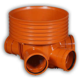 Kaczmarek 200 x 425 mm TP2-brønd, glat, højre/venstre tilløb