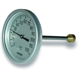Rueger skivetermometer Ø145 mm, 100 mm føler