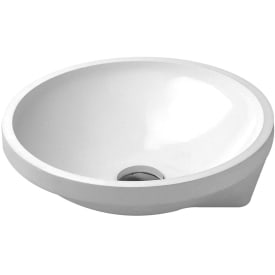 Duravit Architec servant for underliming, Ø43 cm, hvit