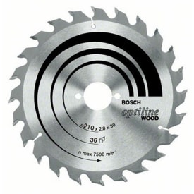 Bosch Professional Optiline Wood rundsavklinge Ø190/30 - 36tands