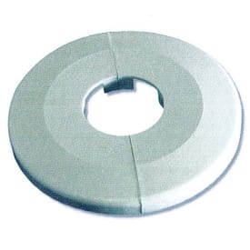 28 mm plastrosett 2-delt hvit Ø8