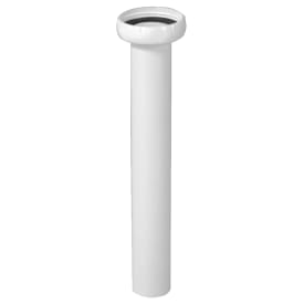 Purus tilkoblingsrør, Ø32 mm x 1 1/4", til pungvannlås, plast, hvit, 200 mm