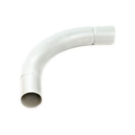 Plastböj 20 mm HFSB halogenfri grå
