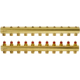 Danfoss 1" gulvvarme fordelerør, 11 kredse