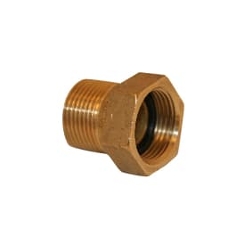 Forlængerstykke 27 mm med pakning afzinkningsbestandig messing