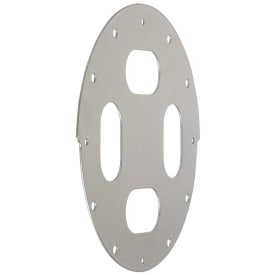 Louis Poulsen reservedel: monteringsplate for skottlampe, aluminium