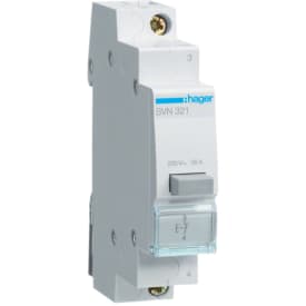 Trykknap 16A 1Br For Din-skinne