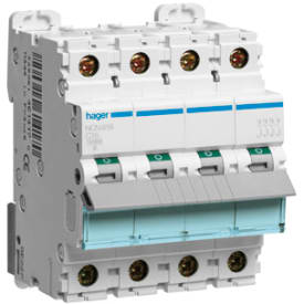 Automatsikring 3P+N 25A C 10kA NCN625