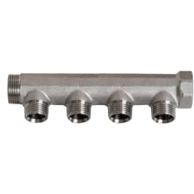 Pettinaroli TEA fordelerrør 3/4", fast muffe, 4 afgreninger 1/2"