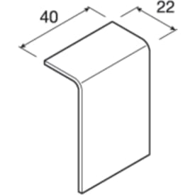 Samlingsblænde 55 mm Høj SL 200557 Sort Ral9011