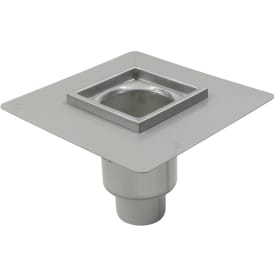 Industriafløb-gulv: beton/fliser-smøremembran, ramme: 200x200mm