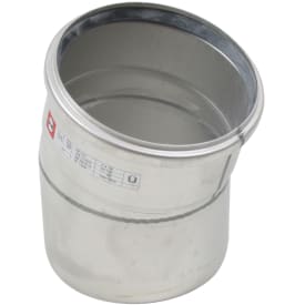 Blücher EuroPipe afløbsbøjning, 15°, Ø160 mm, rustfrit stål