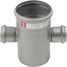 110 x 50 mm x 87,5° Grenrør dobbelt syrefast AISI316L BLÜCHER