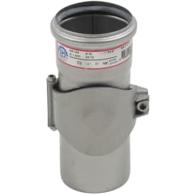 75 mm Rør med renseadgang rustfri AISI304/EN1.4301 BLÜCHER
