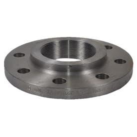 1.1/2" Sort flange med gevind PN6 EN1092-1 T013 P250GH