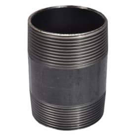 3/4" x 160 mm Sort nippelrør