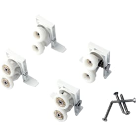 Contura Shower Prisma hjulophængsæt komplet, hvid