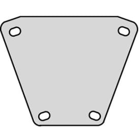 Afgreningsplade 48 30° FZV