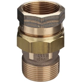 Viega rødgods siliciumbronze forskruning, muffe/nippel, 1"