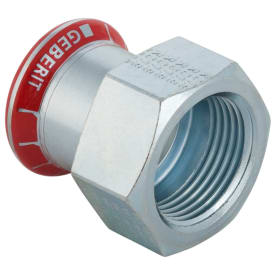 Geberit Mapress forzinket overgangsmuffe t/varmeanlæg 28 mm x 3/4"