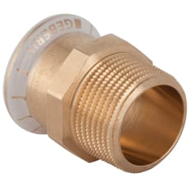 Geberit Mapress overgangsnippel, 28 mm x 3/4"