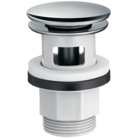 Hansgrohe bundventil, push-open, krom