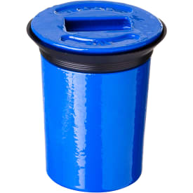 AVK prop, 80 mm, blå, tekst "VAND - AVK" til gadedæksel