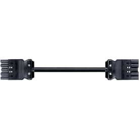 GST18i5 Mellemkabel 5P Han/Hun HF 1,5mm² Sort 10M