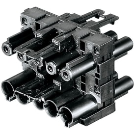 GST18i5 Fordelerblok 1i/3O 5P Sort