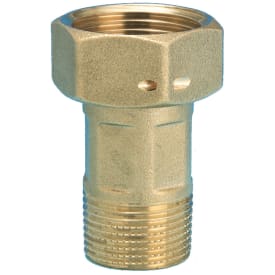 Vandmålerforskruning med NBR pakning afzinkningsfri messing