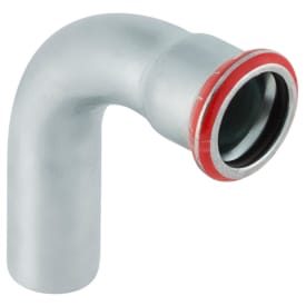 Geberit Mapress forzinket bøjning m/nippel t/varmeanlæg 28 mm - 90 grader