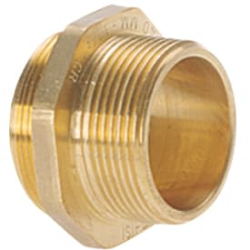 Isiflo 32mm x 1" adapternippel, messing, PN16