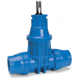 AVK 63 mm POM stikledningsventil m/trækfast indstiksmuffe, PN16