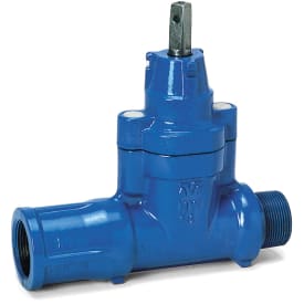 AVK 2.2/1"-2" stikledningsventil med indstiksmuffe/nippel, PN16