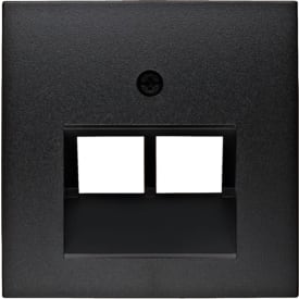 10 stk Berker Afdækning for 8/8 Pol data S/B antracit